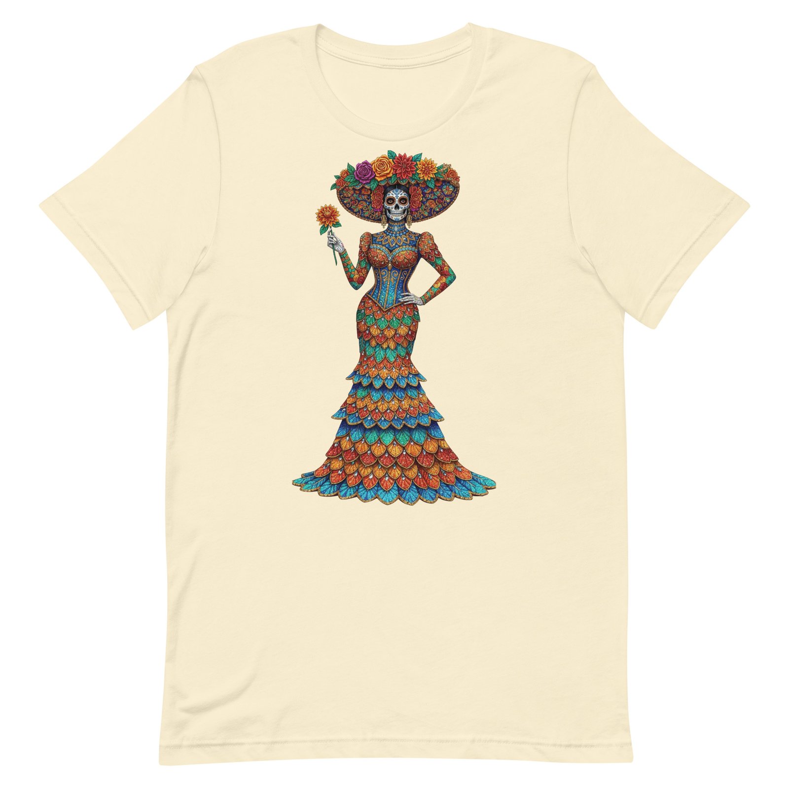 Catrina Dia de los Muertos Unisex t-shirt - Image 52