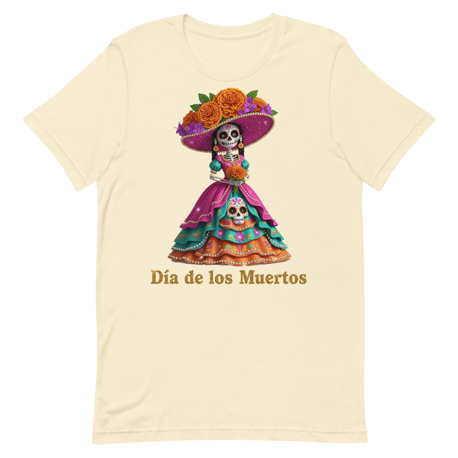 Dia de los Muertos Catrina Unisex t-shirt - Image 52