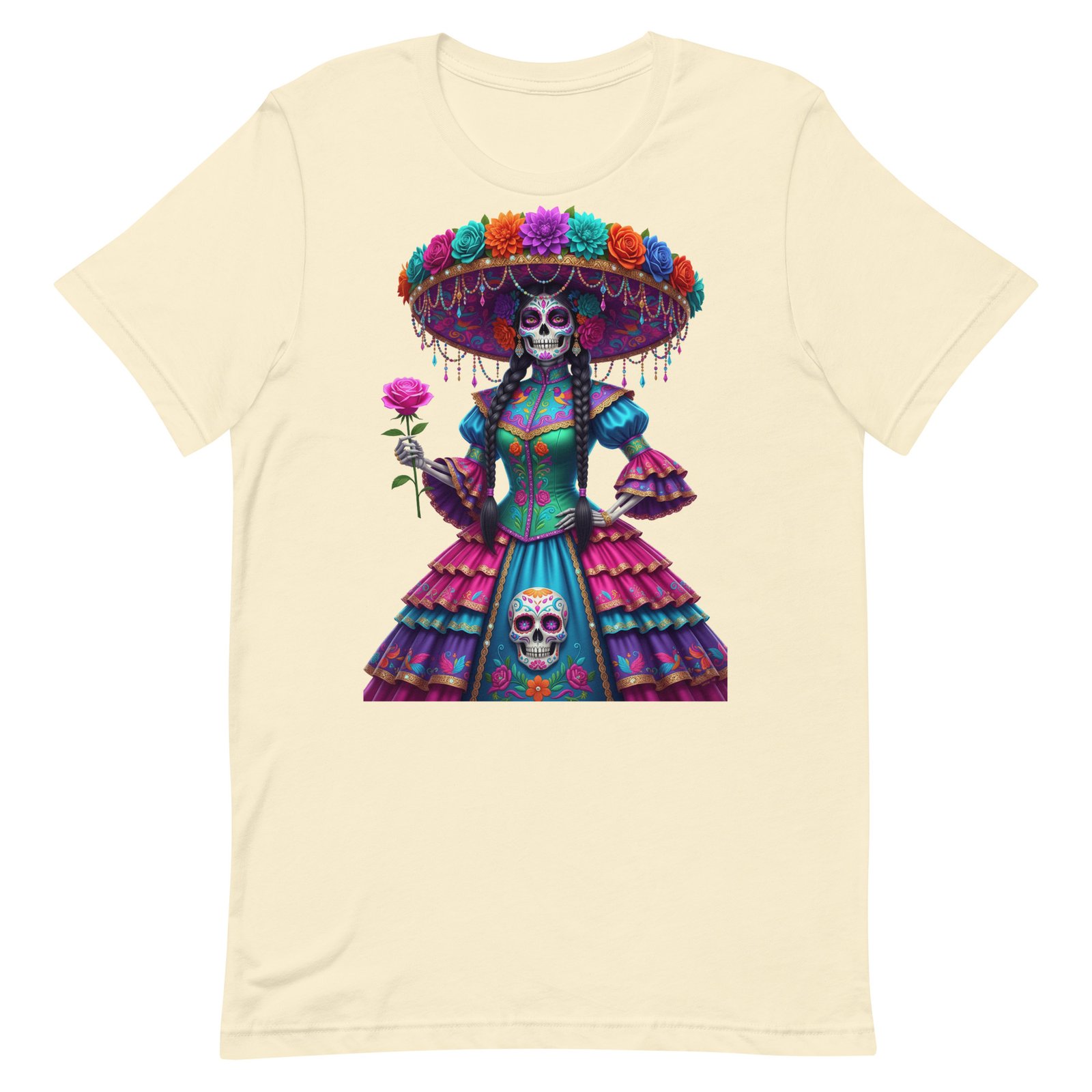 Catrina Dia de los Muertos Unisex t-shirt - Image 52