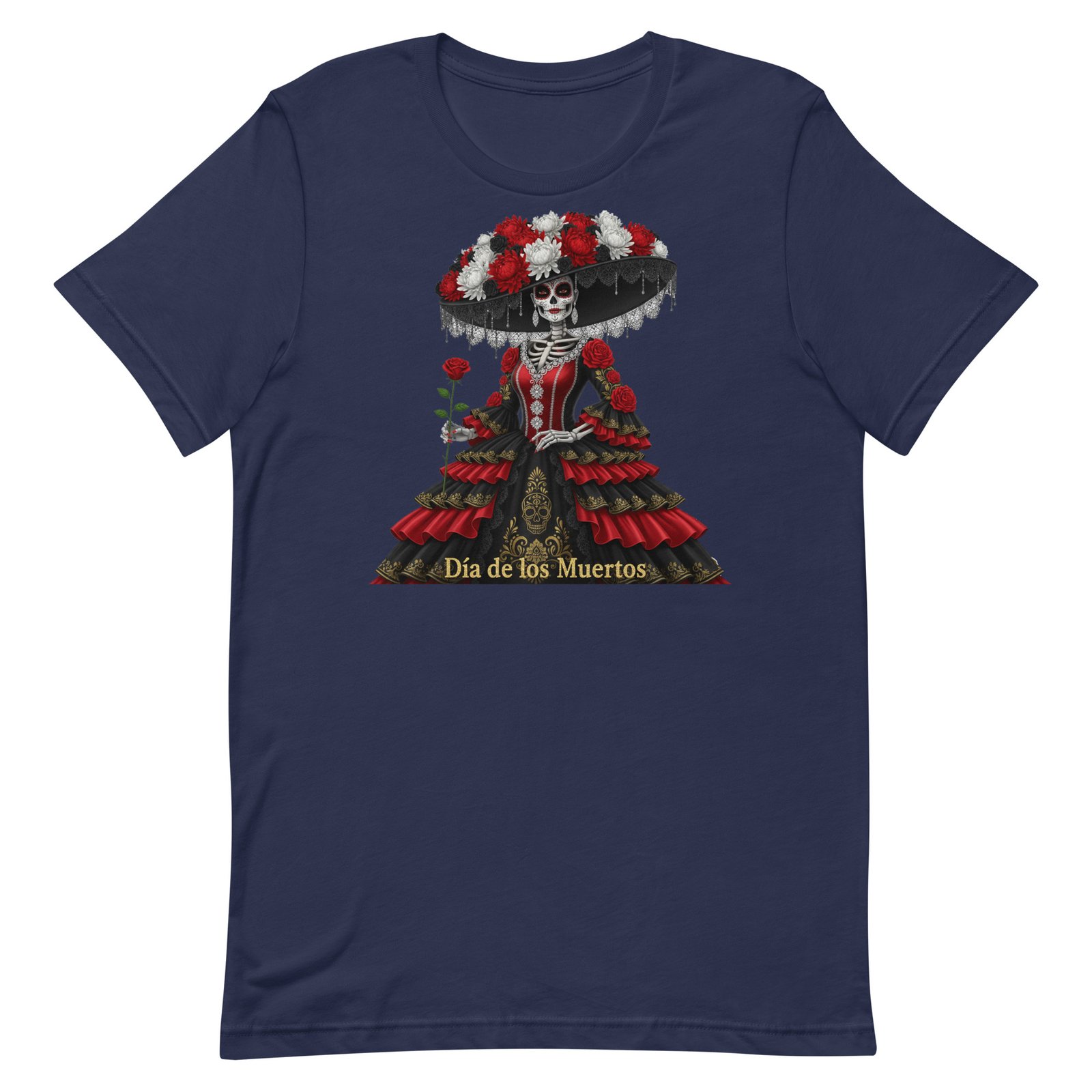 Catrina Dia de los Muertos Unisex t-shirt - Image 53