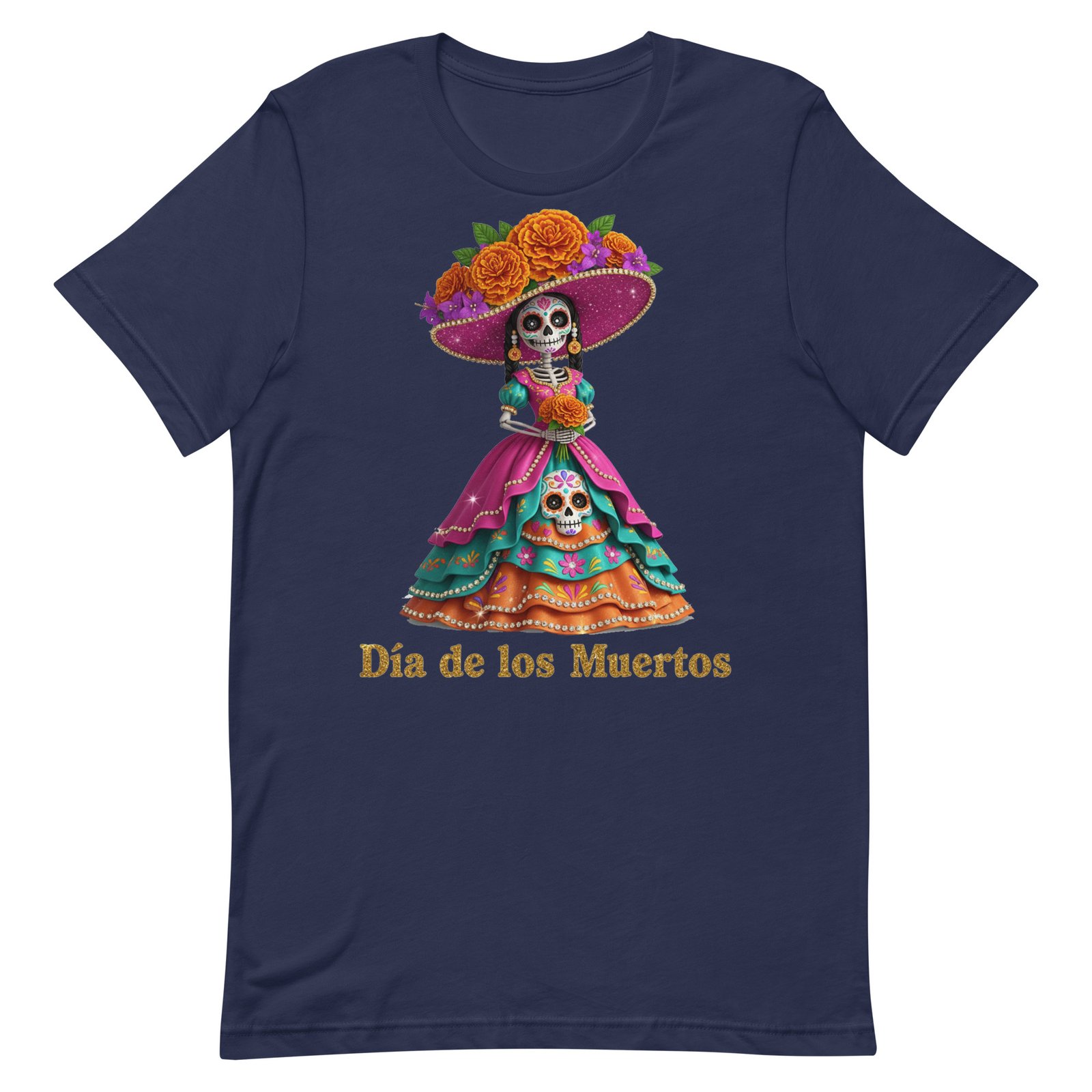 Dia de los Muertos Catrina Unisex t-shirt - Image 53