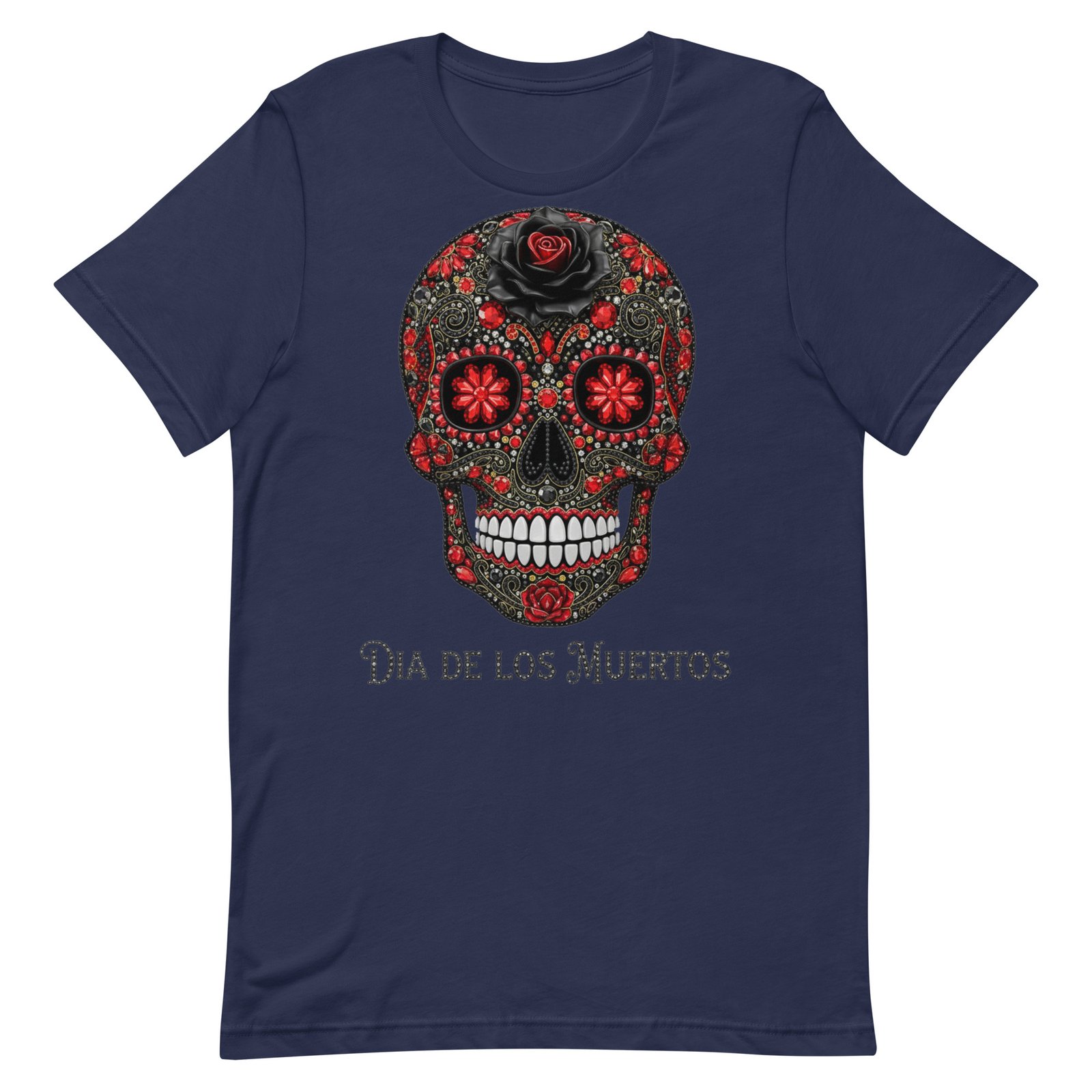 Dia de los Muertos Skull Unisex t-shirt - Image 53