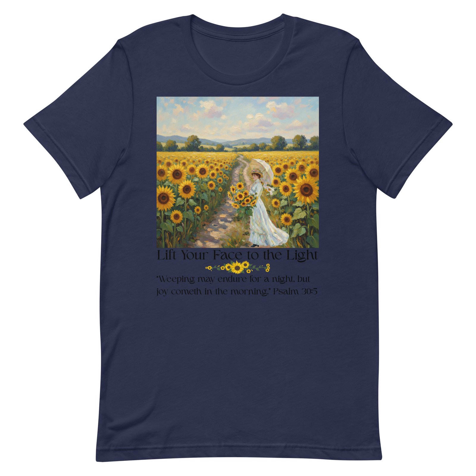 Lift your face to the light-Unisex t-shirt - Image 53