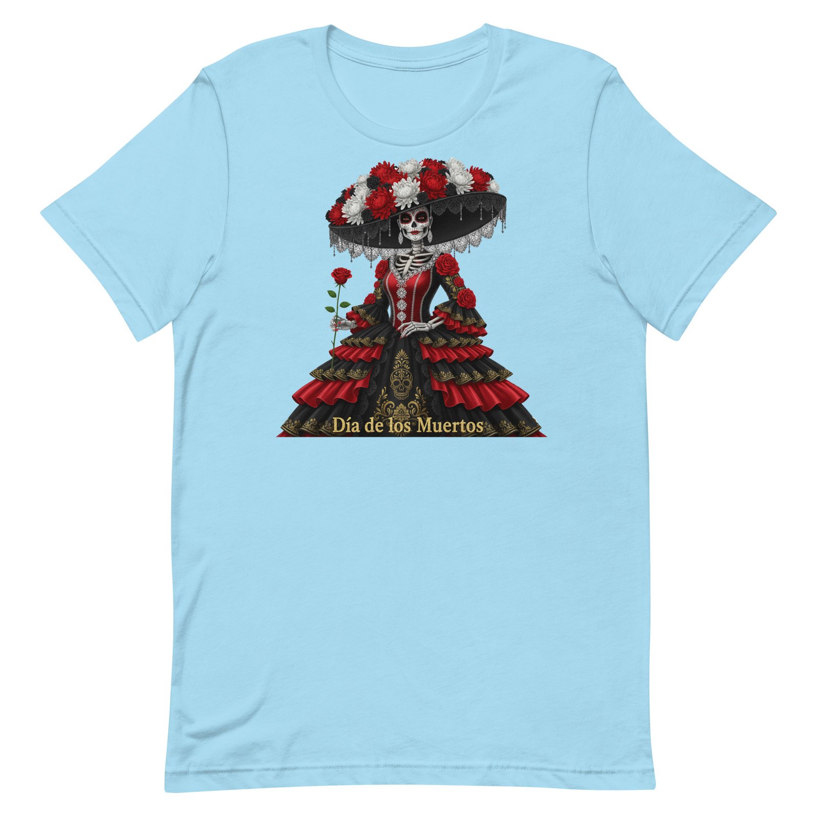 Catrina Dia de los Muertos Unisex t-shirt - Image 54