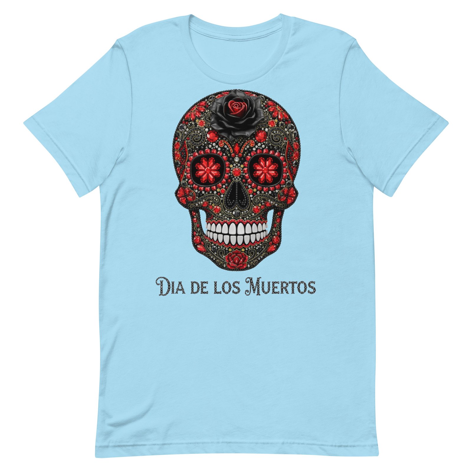 Dia de los Muertos Skull Unisex t-shirt - Image 54