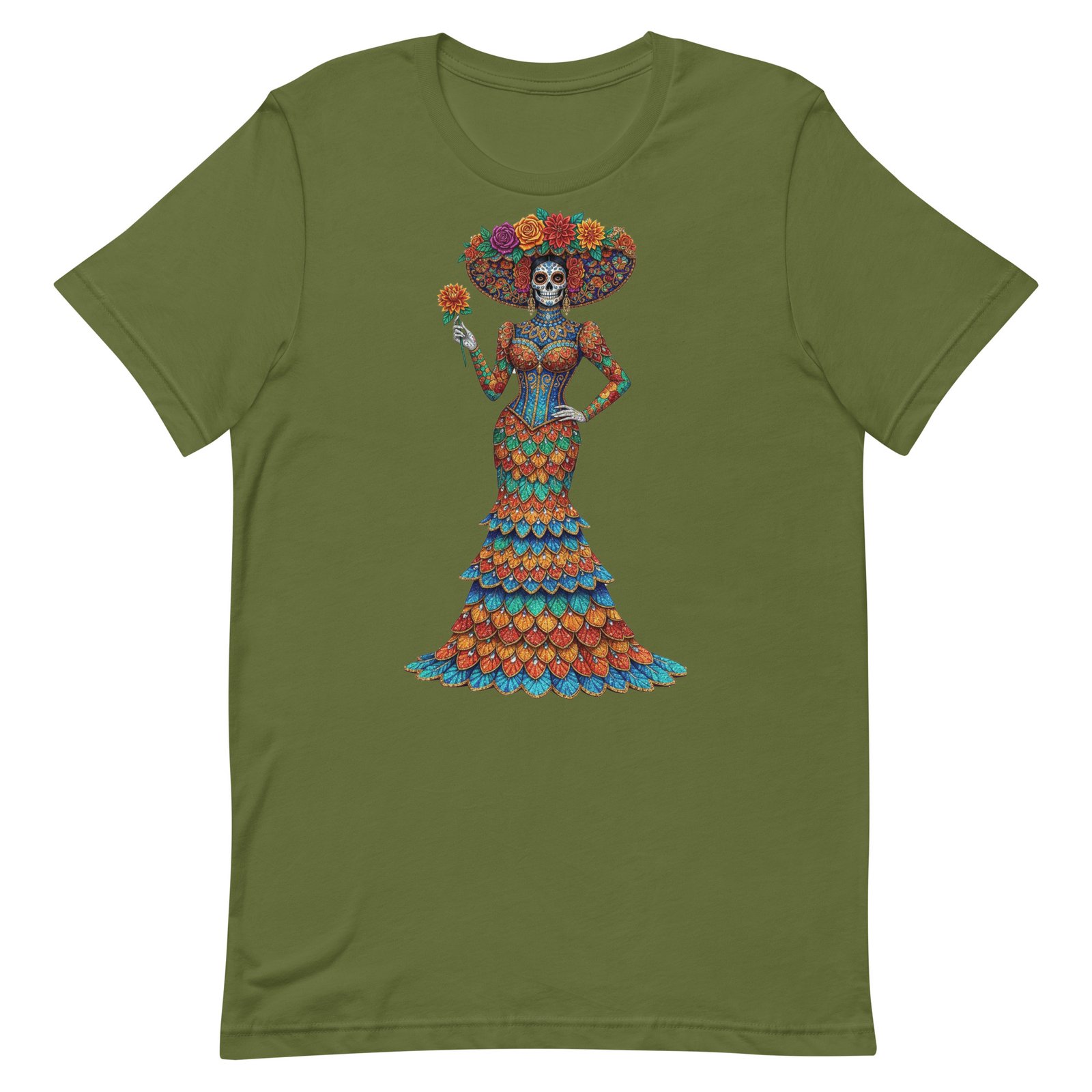 Catrina Dia de los Muertos Unisex t-shirt - Image 55