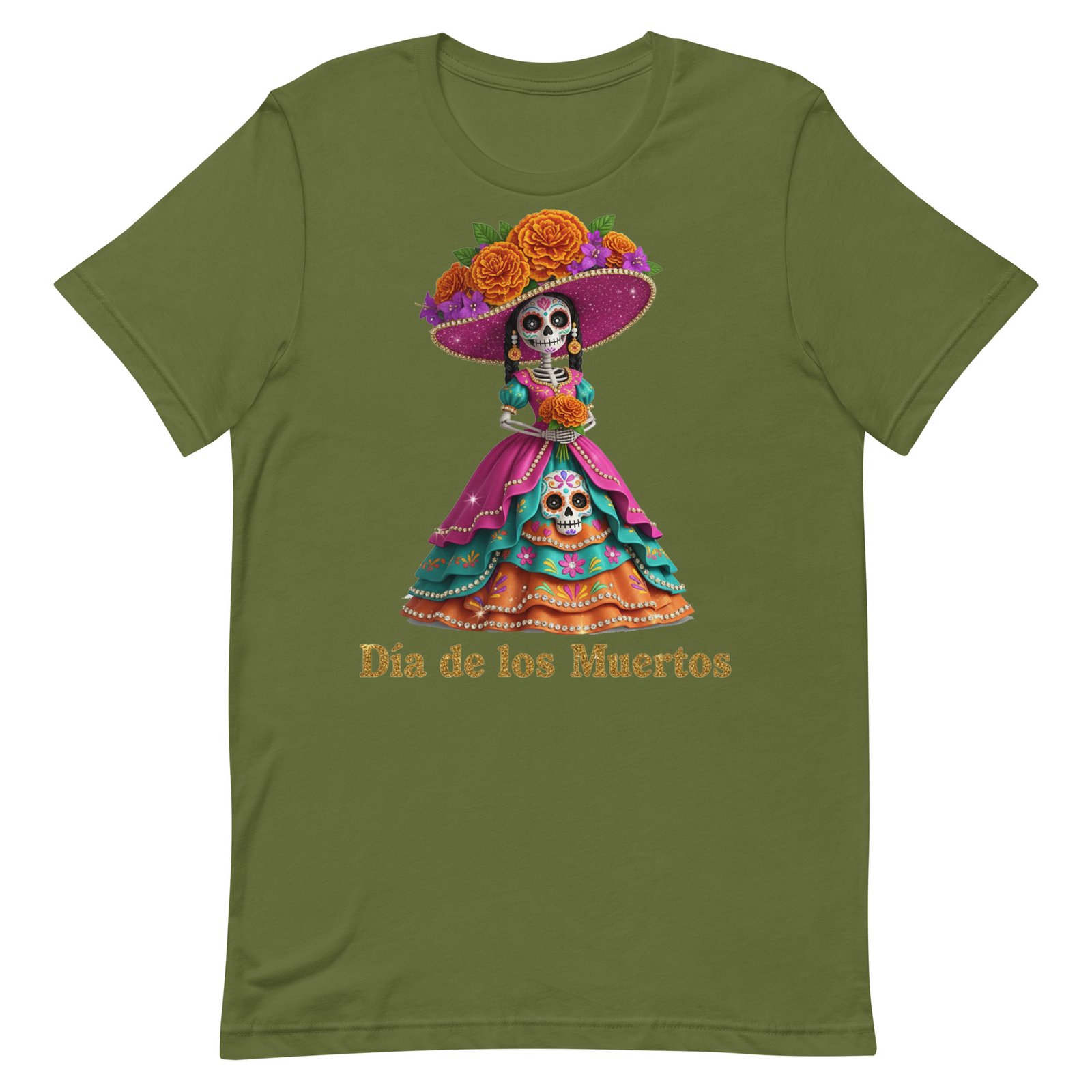 Dia de los Muertos Catrina Unisex t-shirt - Image 55