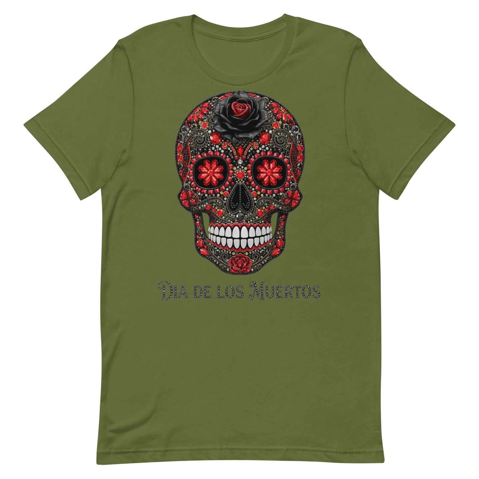 Dia de los Muertos Skull Unisex t-shirt - Image 55