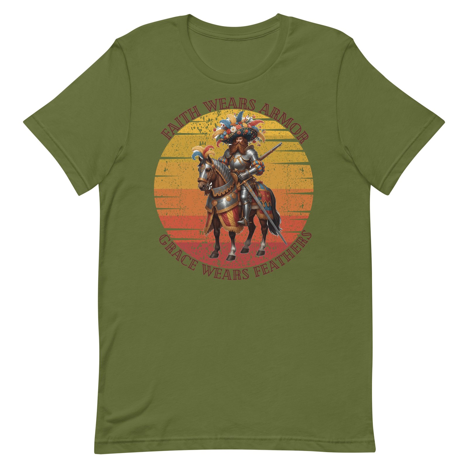 Armored and feathered Unisex t-shirt - Image 55
