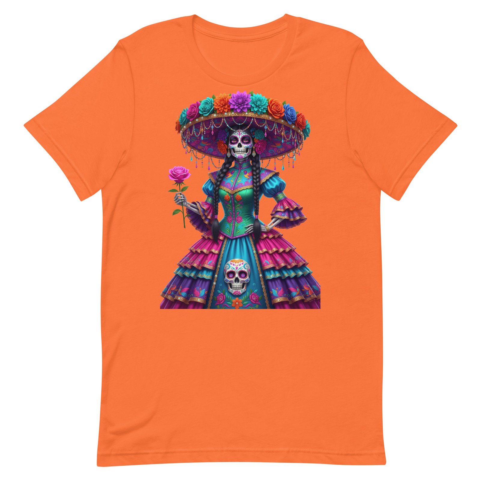 Catrina Dia de los Muertos Unisex t-shirt - Image 56