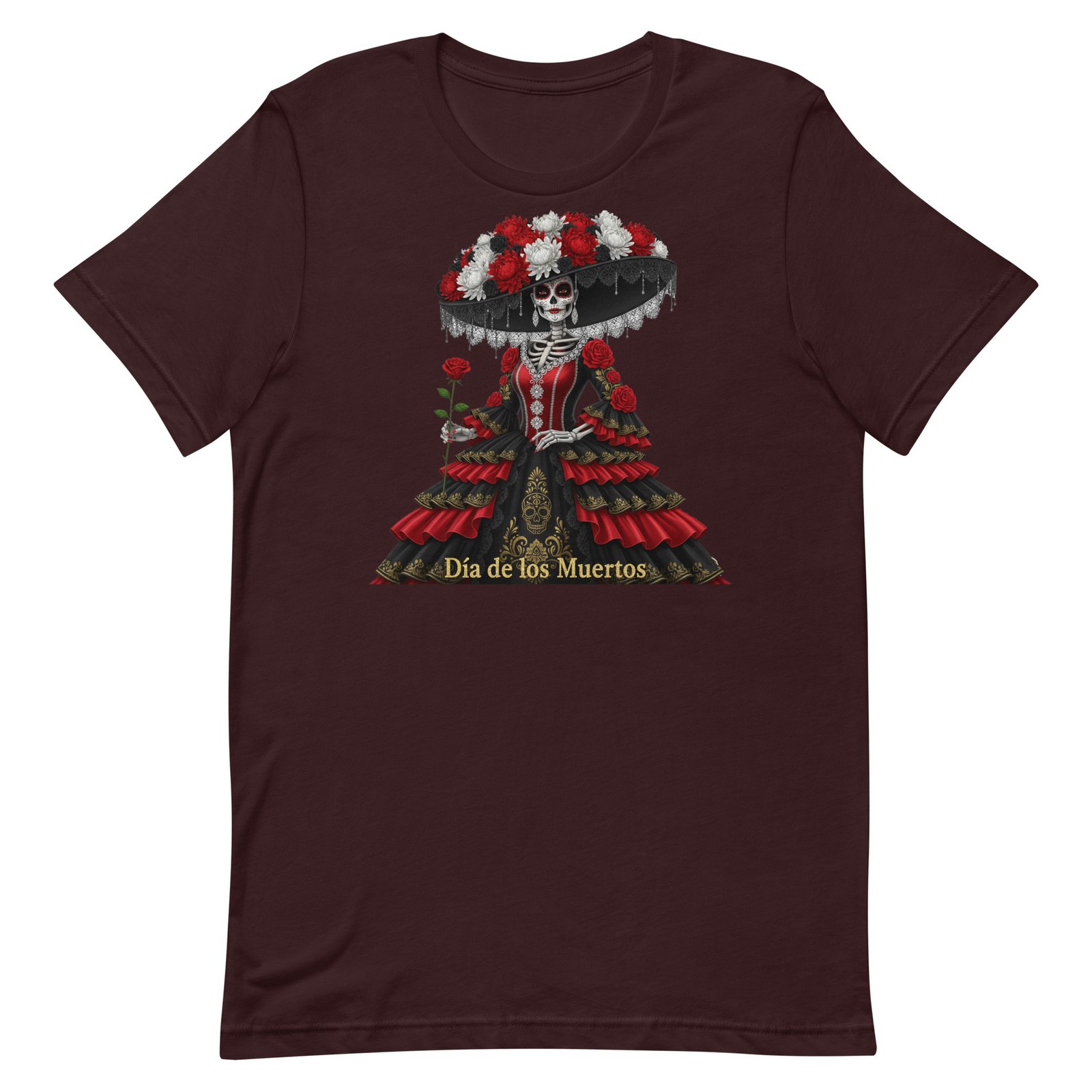 Catrina Dia de los Muertos Unisex t-shirt - Image 57