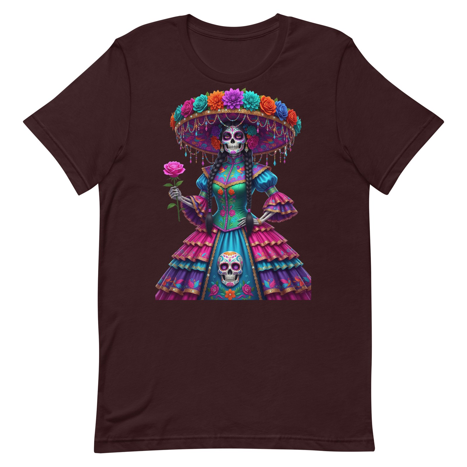 Catrina Dia de los Muertos Unisex t-shirt - Image 57