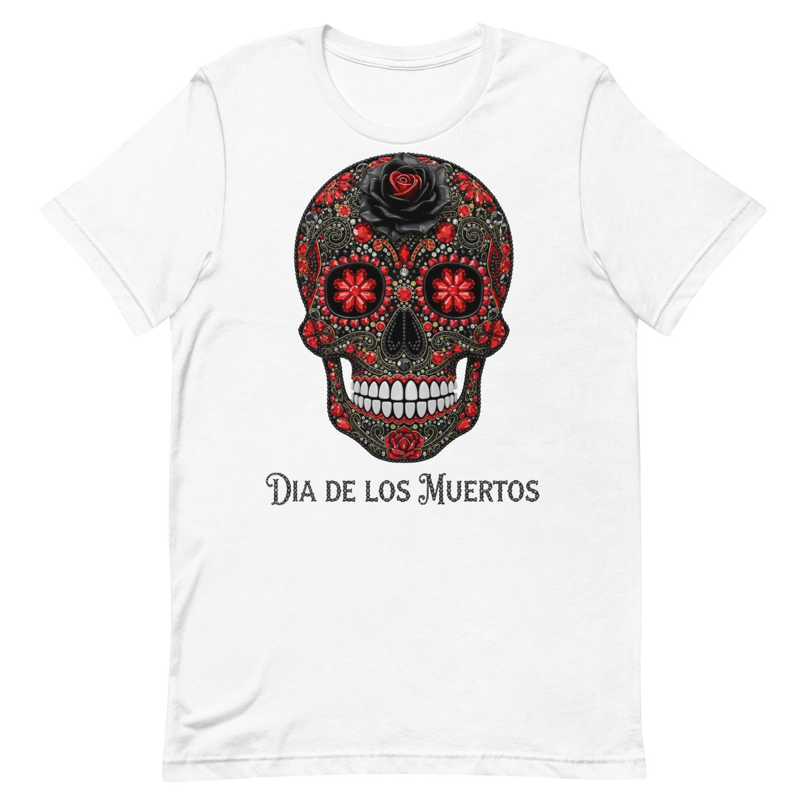 Dia de los Muertos Skull Unisex t-shirt - Image 59