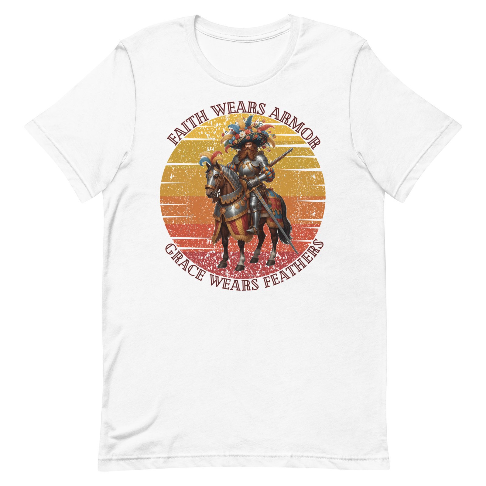 Armored and feathered Unisex t-shirt - Image 59