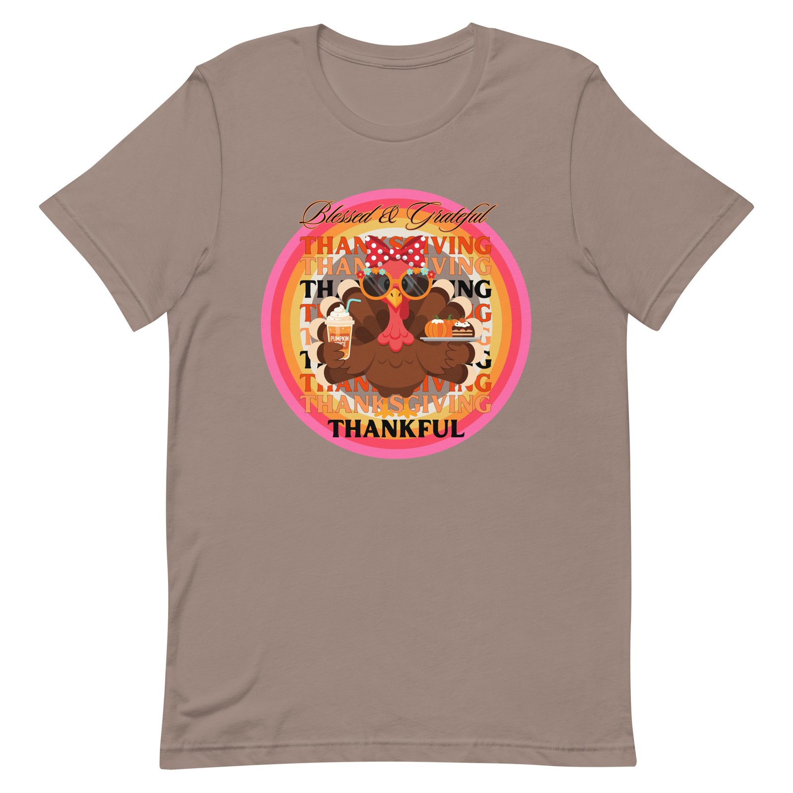 Blessed, Grateful and Thankful Thanksgiving Unisex t-shirt - Image 58