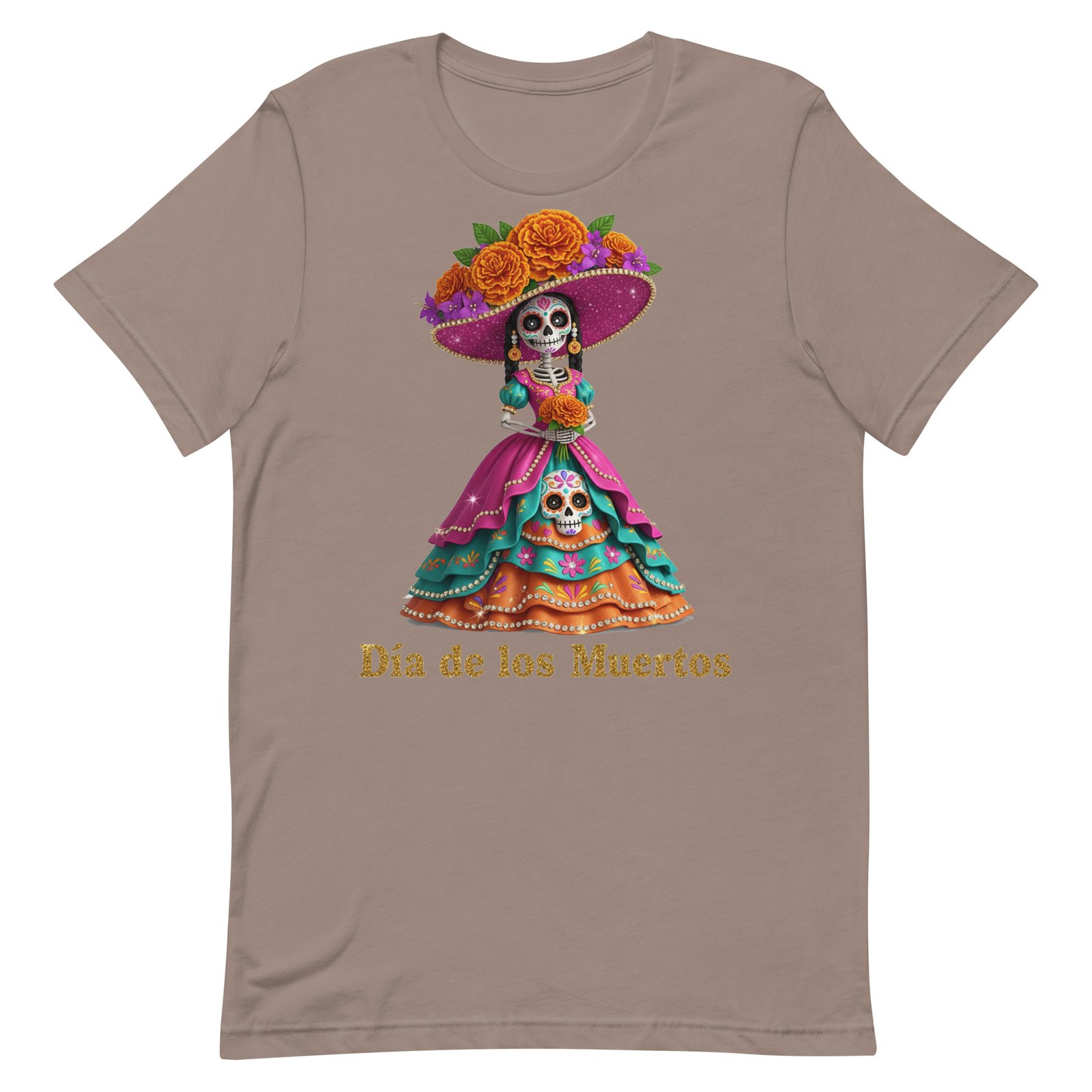 Dia de los Muertos Catrina Unisex t-shirt - Image 58