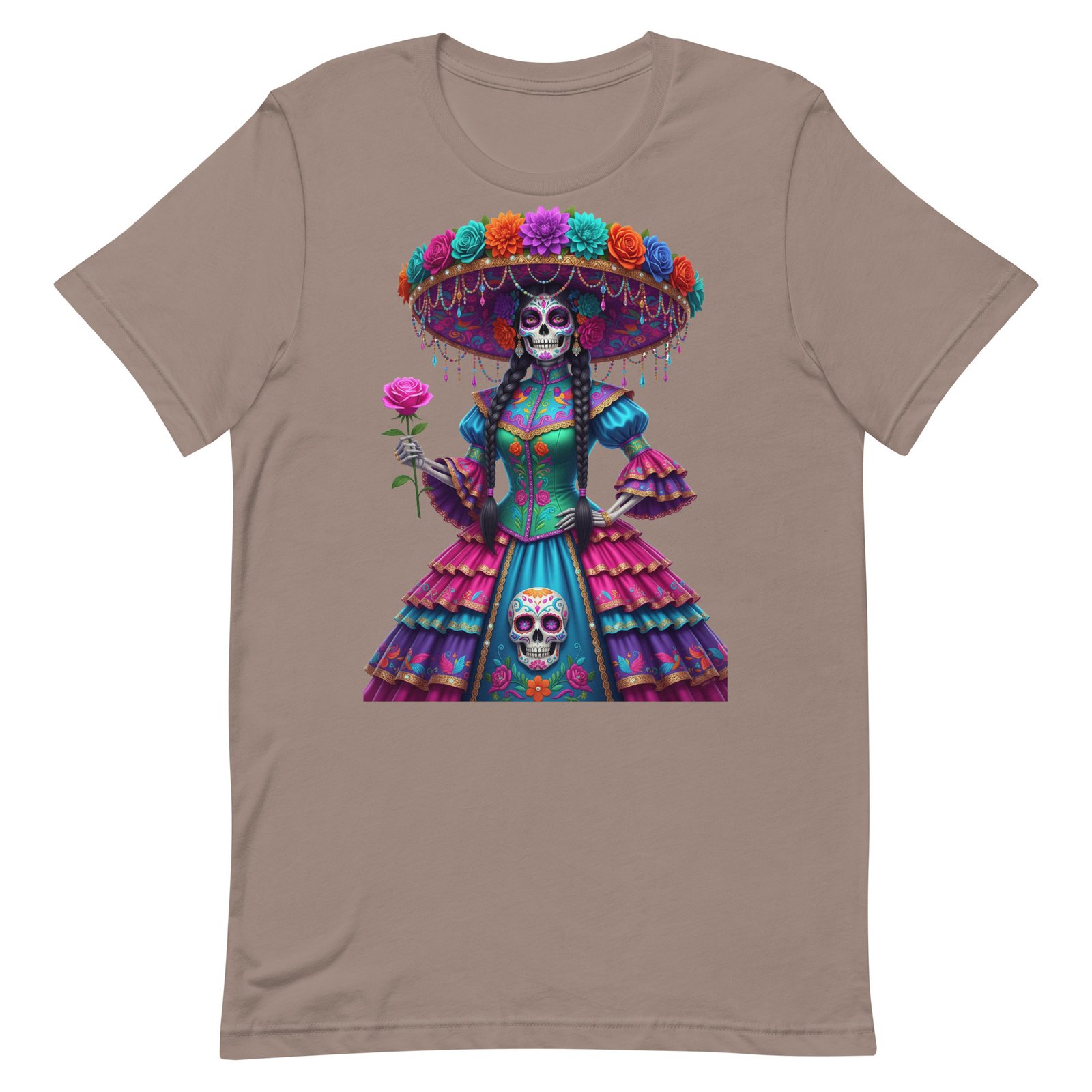 Catrina Dia de los Muertos Unisex t-shirt - Image 58