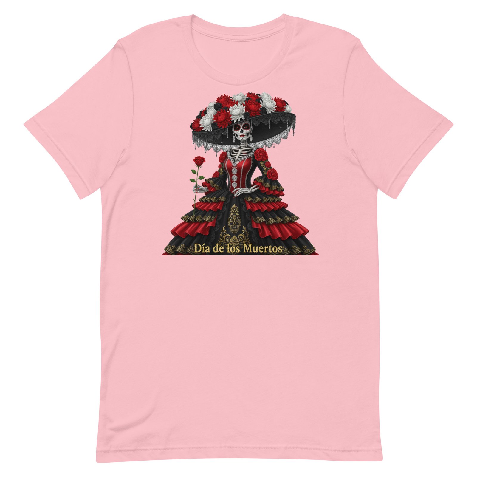 Catrina Dia de los Muertos Unisex t-shirt - Image 60