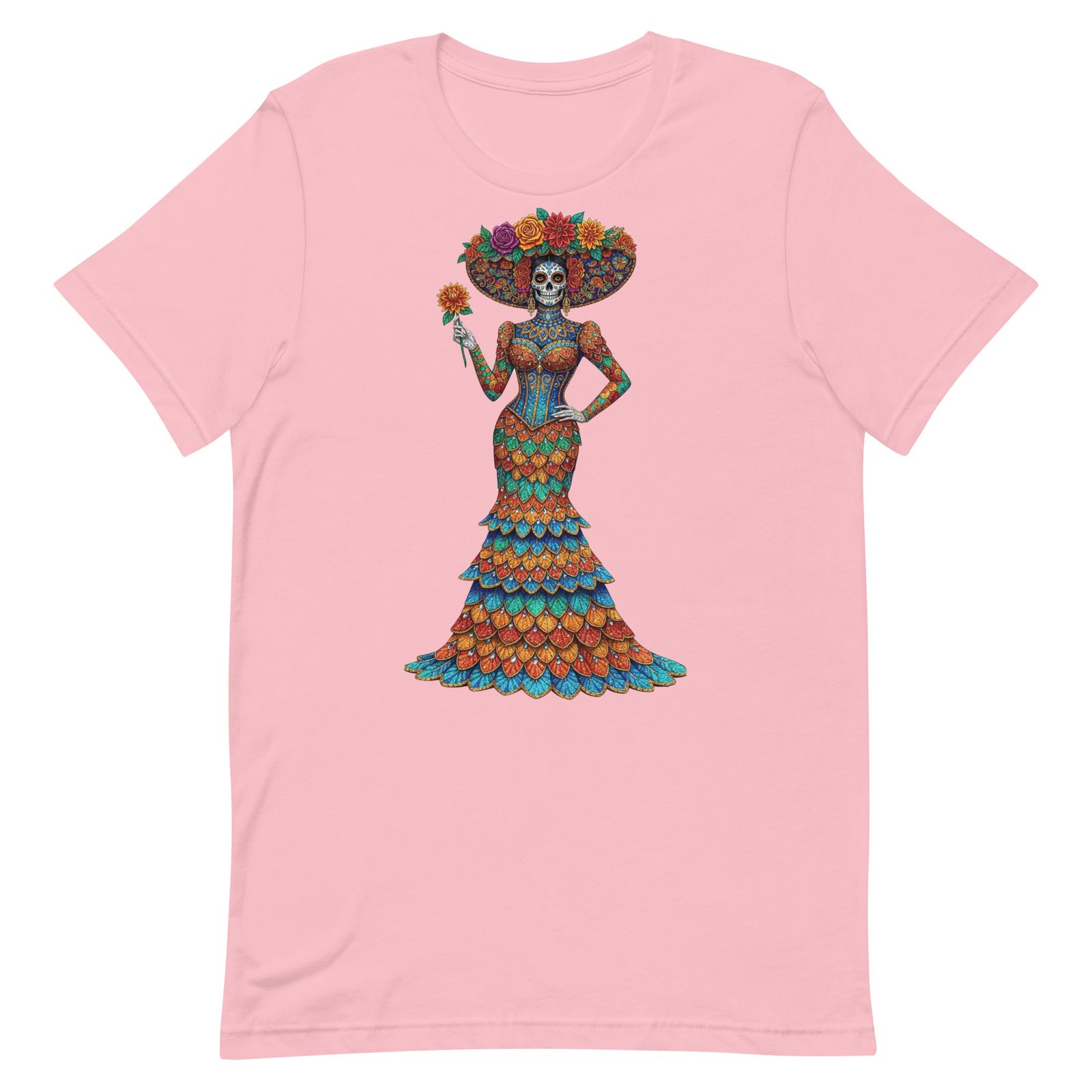 Catrina Dia de los Muertos Unisex t-shirt - Image 60