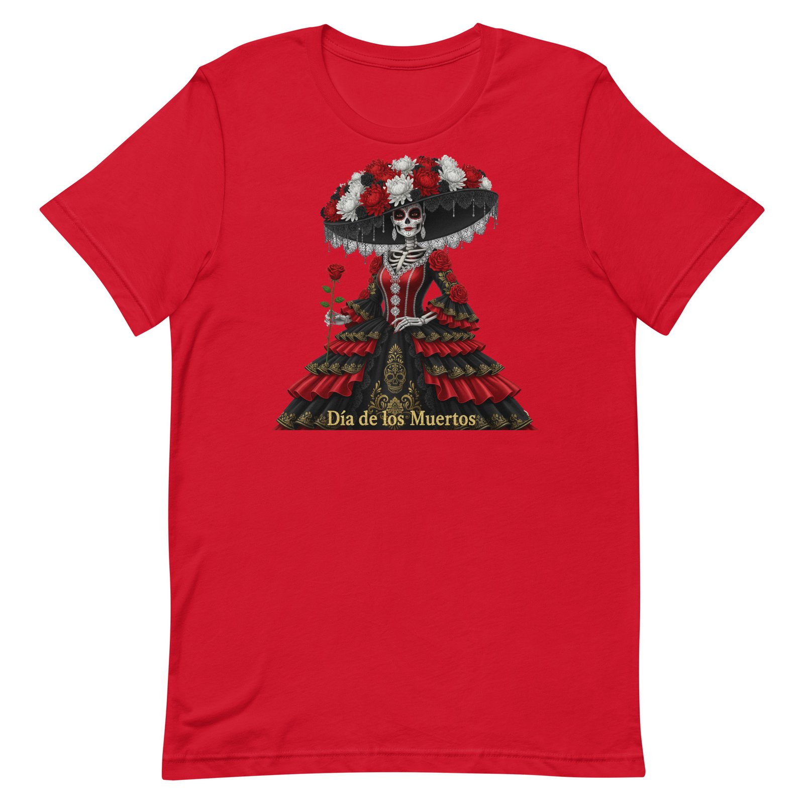 Catrina Dia de los Muertos Unisex t-shirt - Image 62