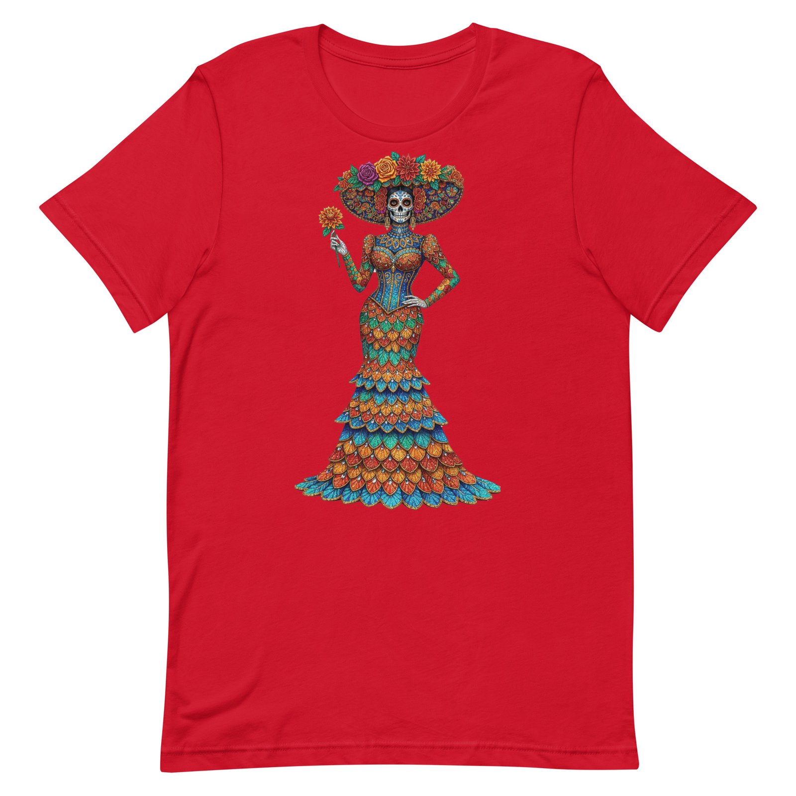 Catrina Dia de los Muertos Unisex t-shirt - Image 62