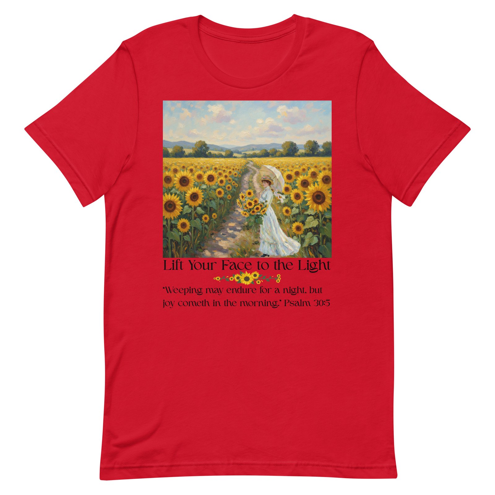 Lift your face to the light-Unisex t-shirt - Image 62