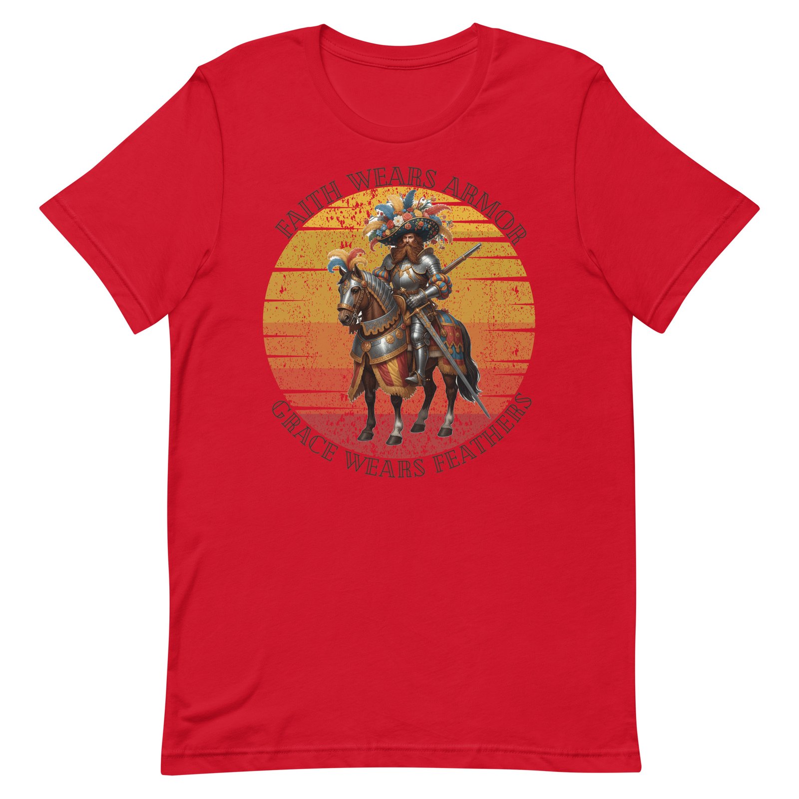 Armored and feathered Unisex t-shirt - Image 62