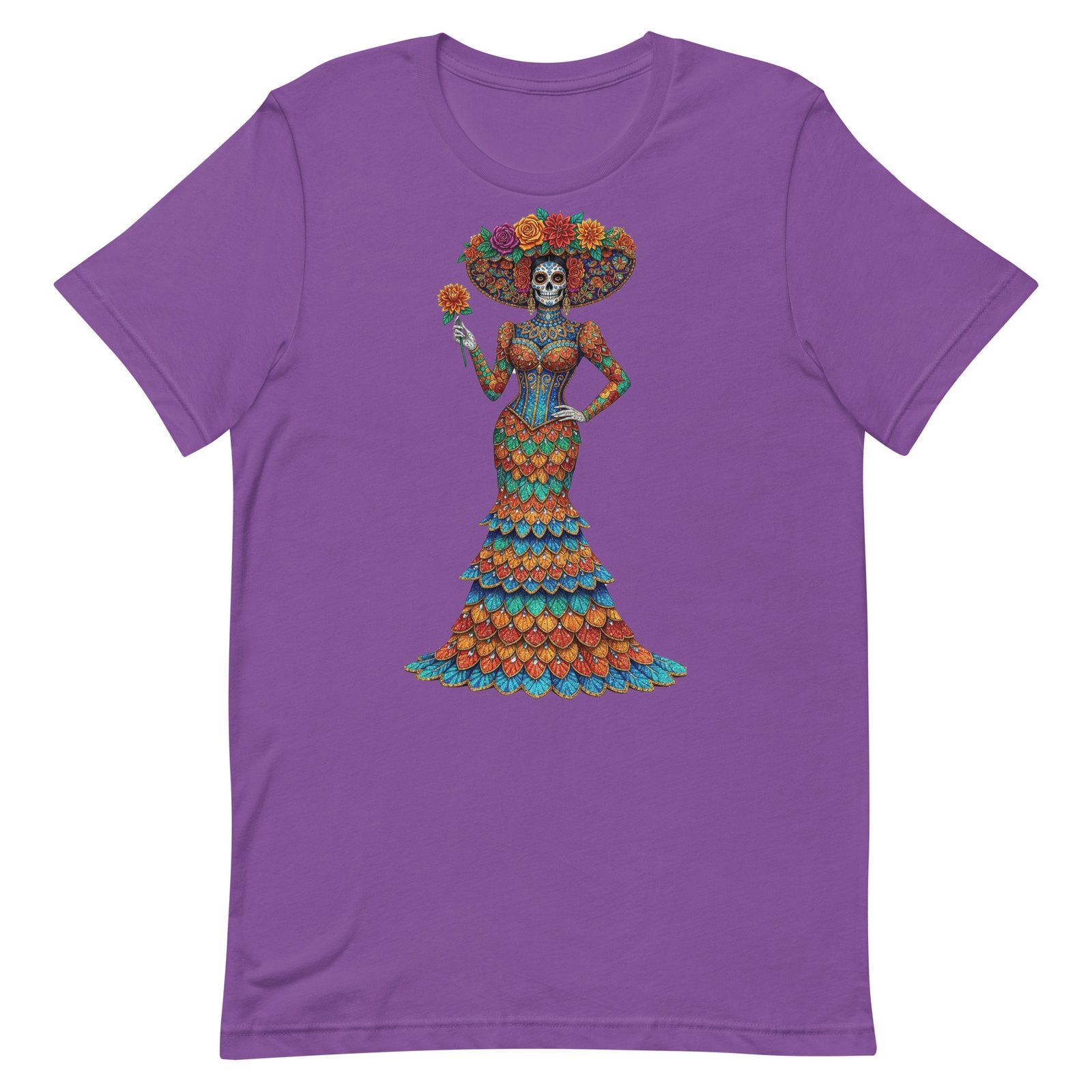 Catrina Dia de los Muertos Unisex t-shirt - Image 63