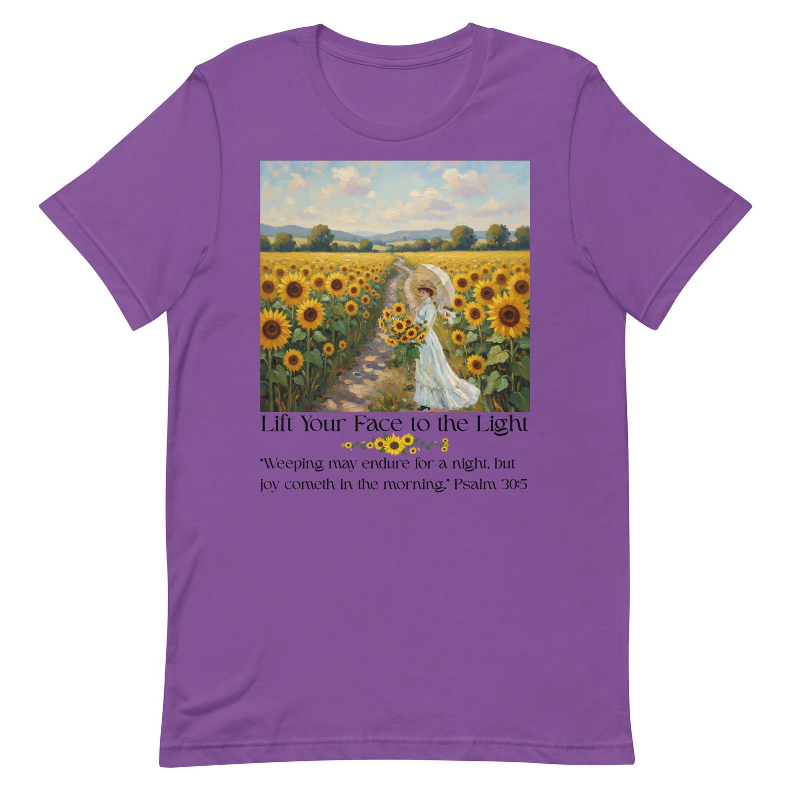 Lift your face to the light-Unisex t-shirt - Image 63