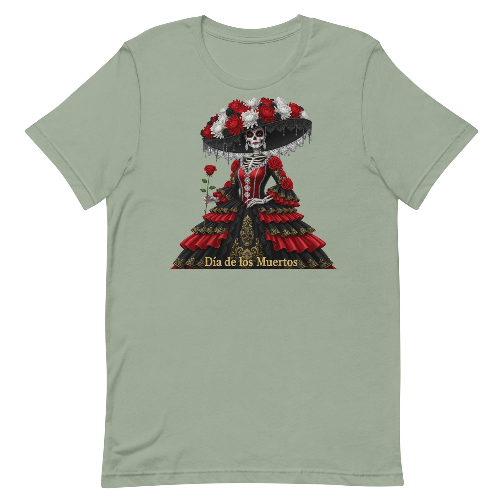 Catrina Dia de los Muertos Unisex t-shirt - Image 89