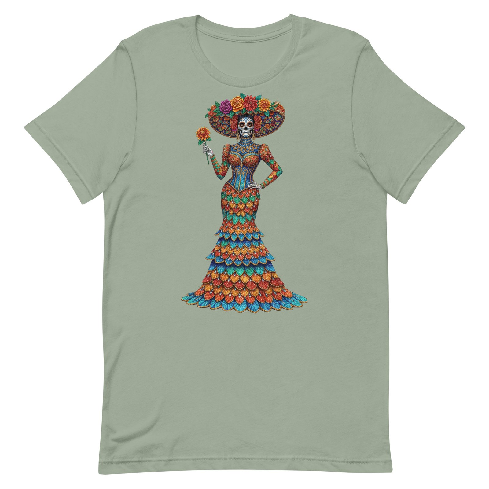 Catrina Dia de los Muertos Unisex t-shirt - Image 89