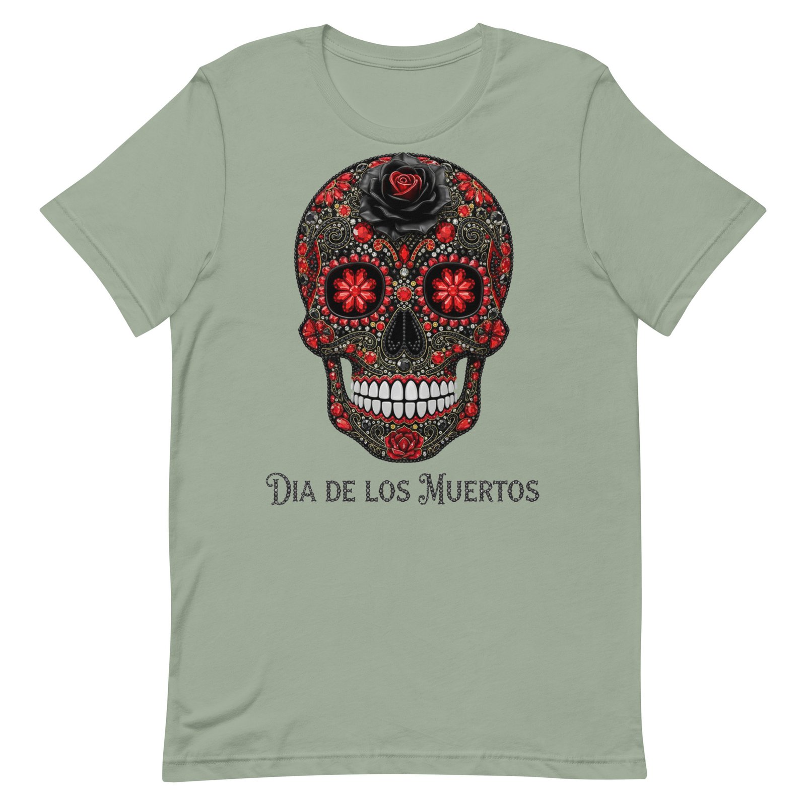 Dia de los Muertos Skull Unisex t-shirt - Image 89