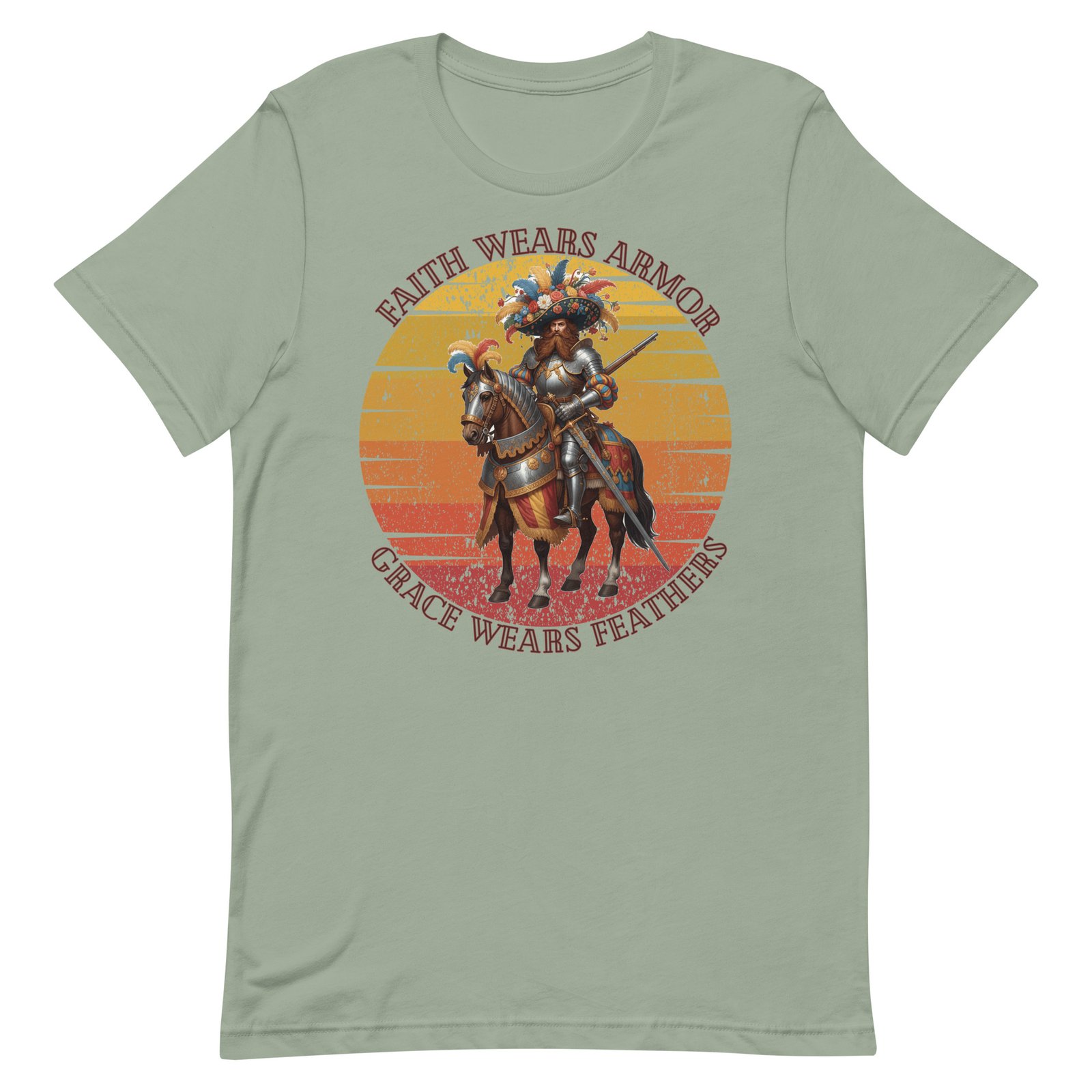 Armored and feathered Unisex t-shirt - Image 89