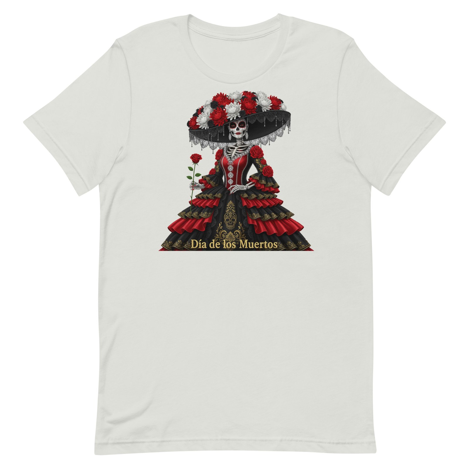 Catrina Dia de los Muertos Unisex t-shirt - Image 64