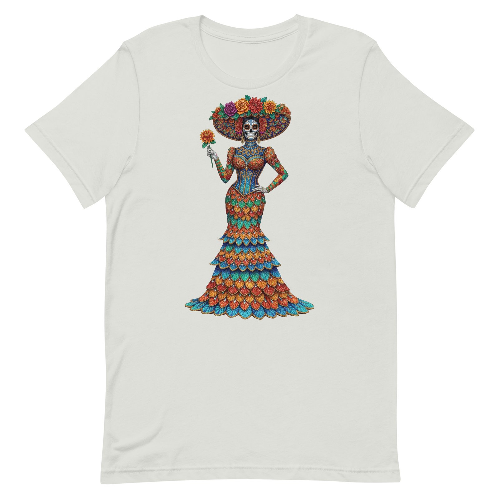 Catrina Dia de los Muertos Unisex t-shirt - Image 64
