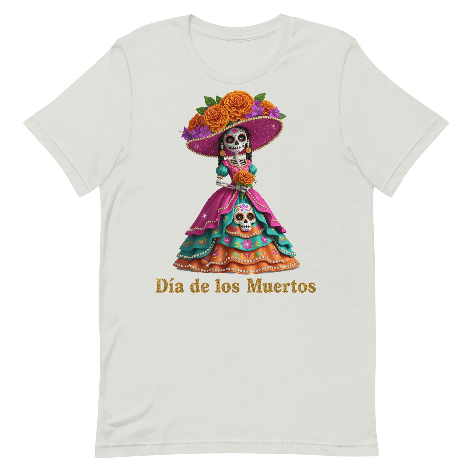 Dia de los Muertos Catrina Unisex t-shirt - Image 64