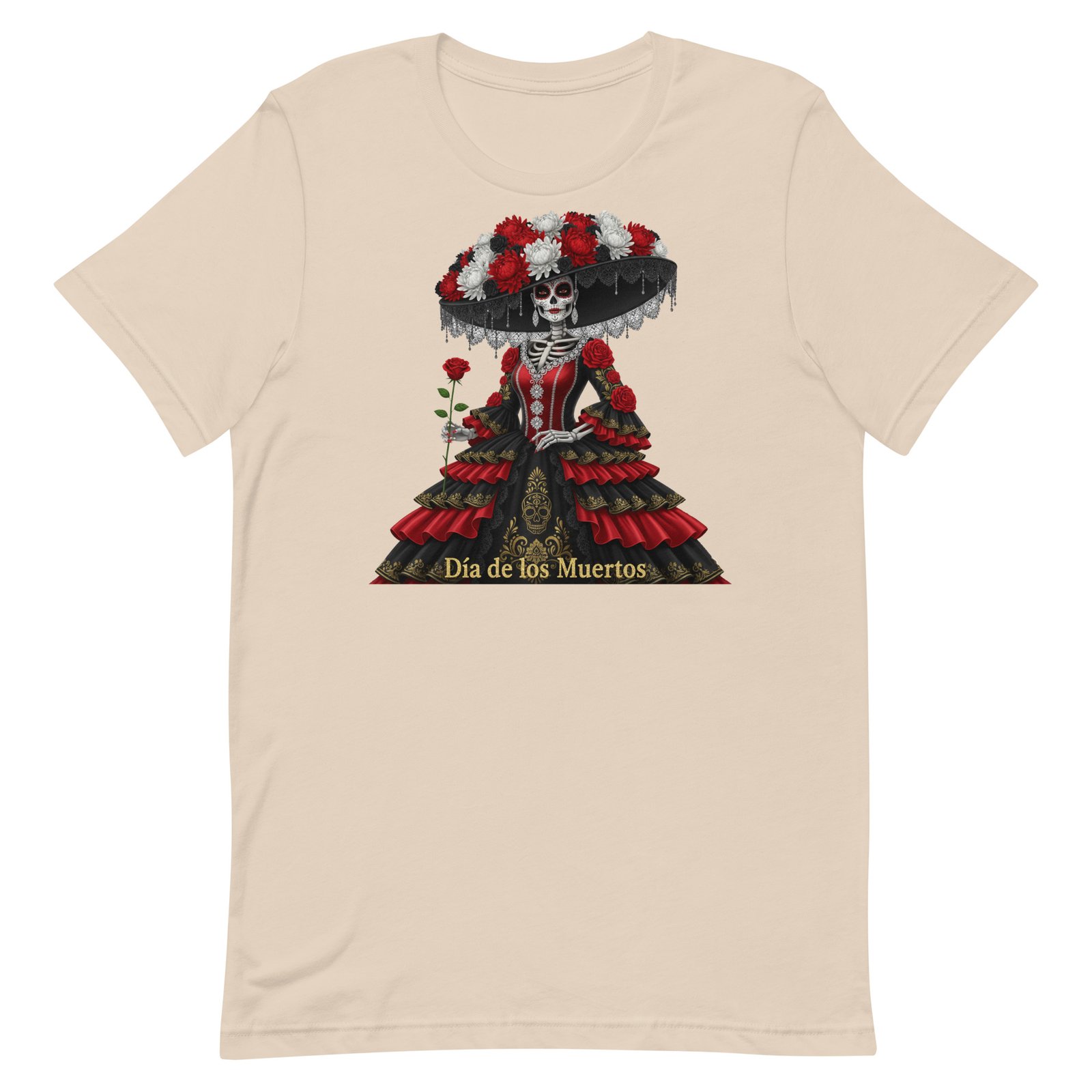 Catrina Dia de los Muertos Unisex t-shirt - Image 65
