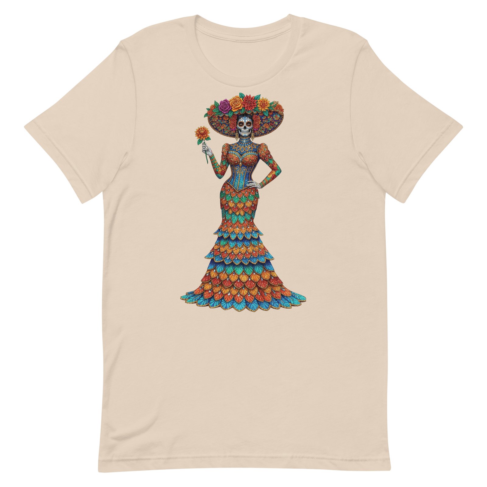 Catrina Dia de los Muertos Unisex t-shirt - Image 65