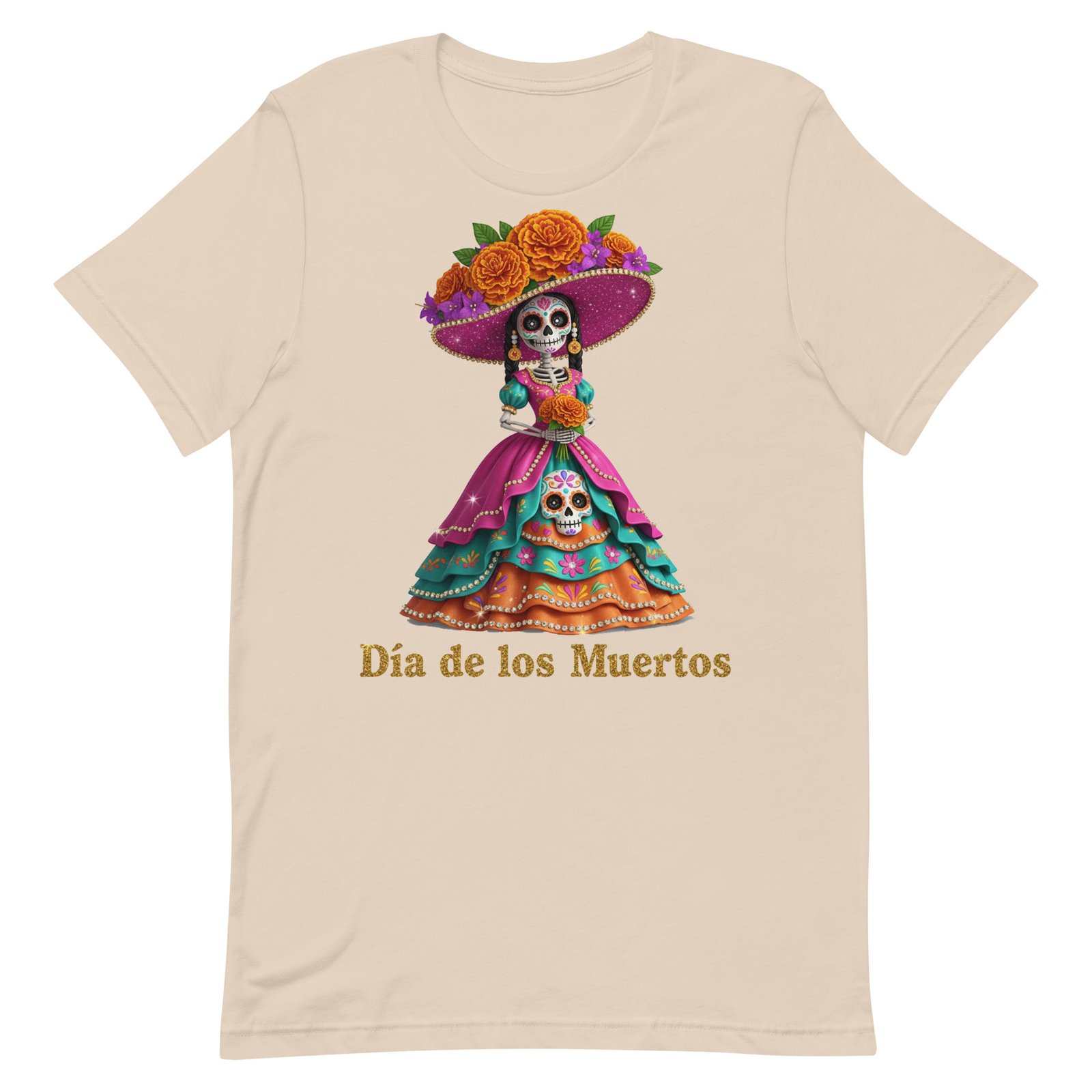 Dia de los Muertos Catrina Unisex t-shirt - Image 65