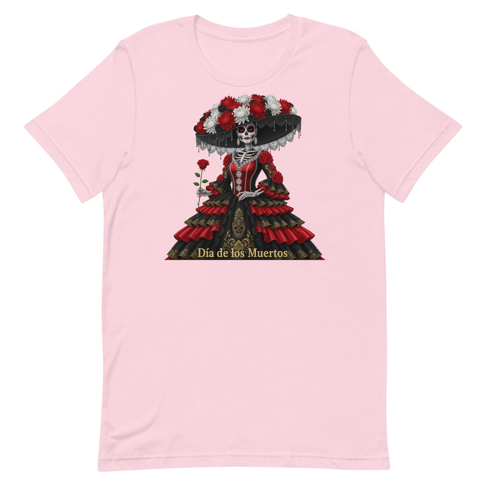 Catrina Dia de los Muertos Unisex t-shirt - Image 74