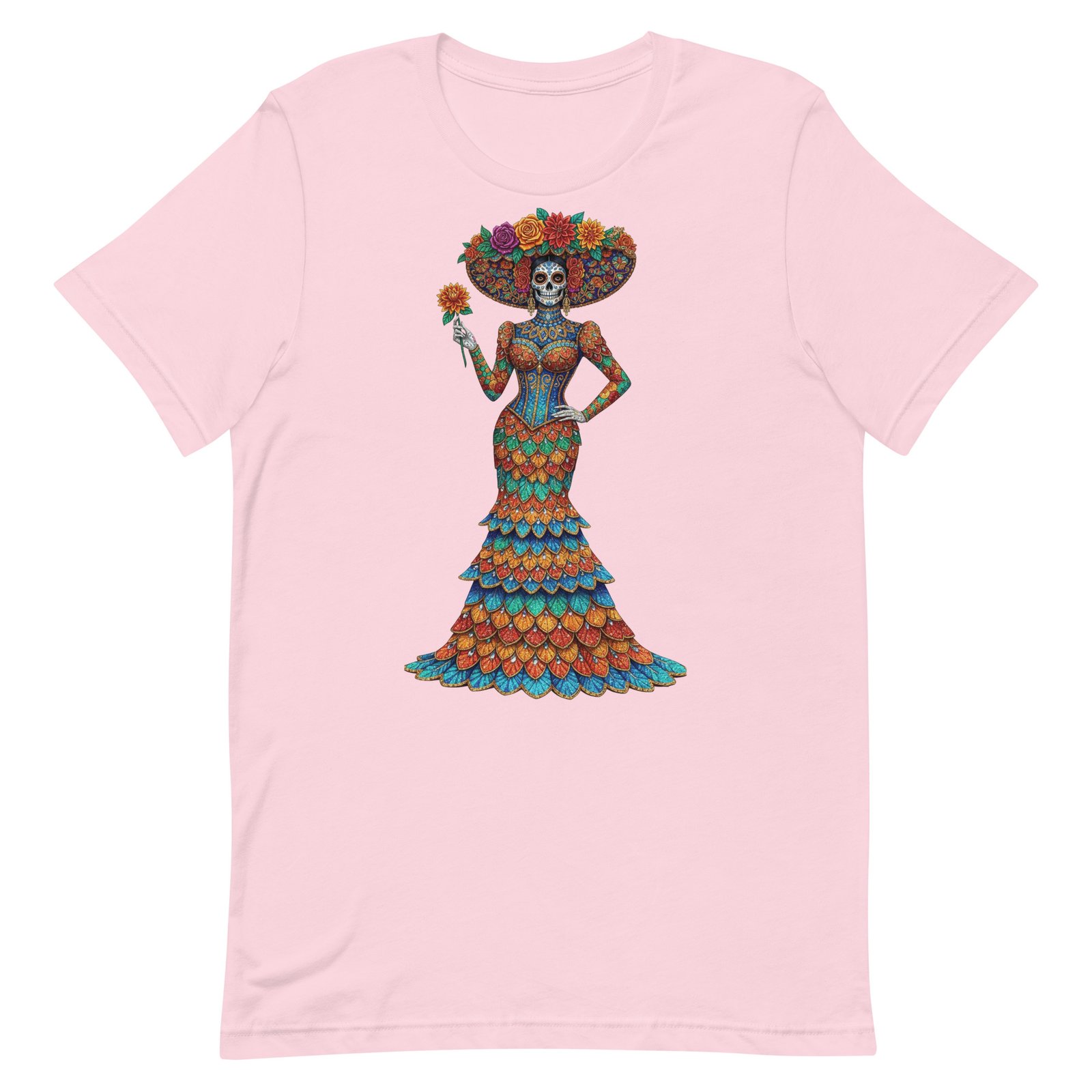 Catrina Dia de los Muertos Unisex t-shirt - Image 74
