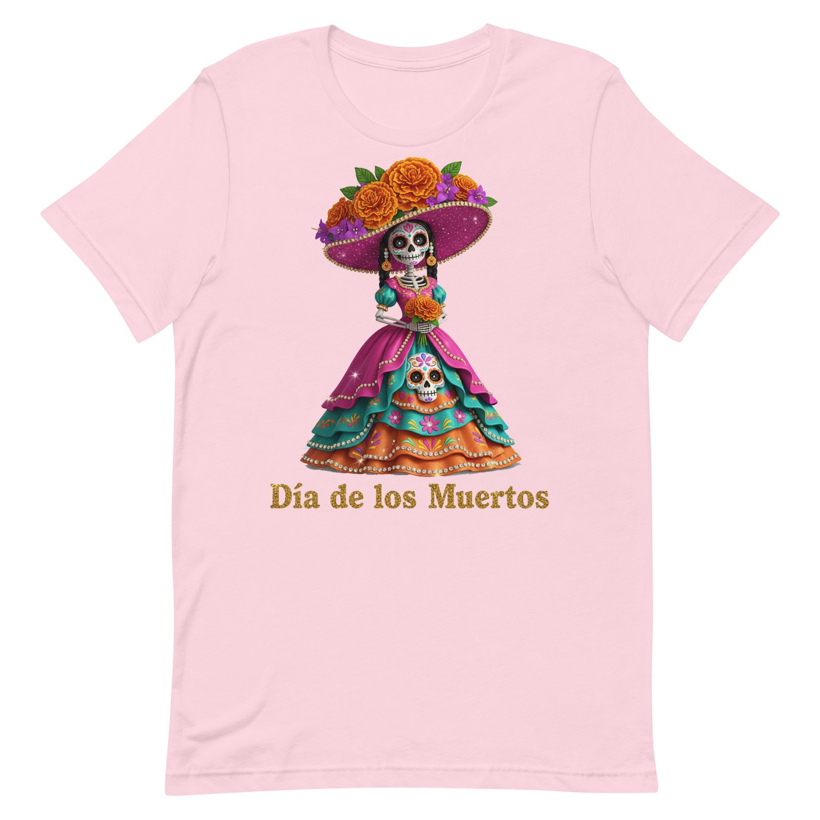 Dia de los Muertos Catrina Unisex t-shirt - Image 74