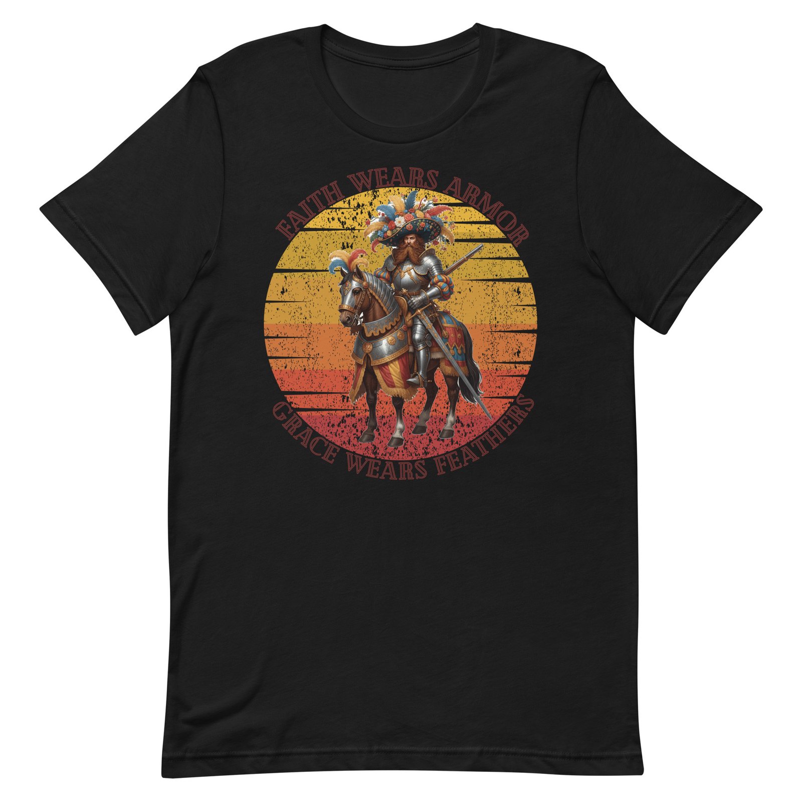 Armored and feathered Unisex t-shirt - Image 85