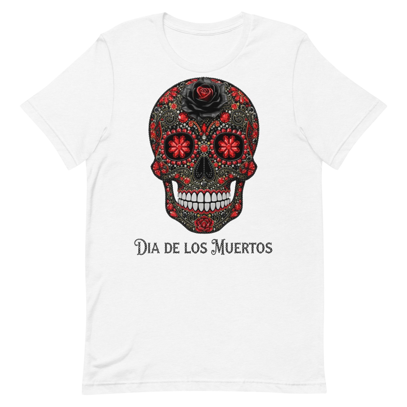 Dia de los Muertos Skull Unisex t-shirt - Image 99