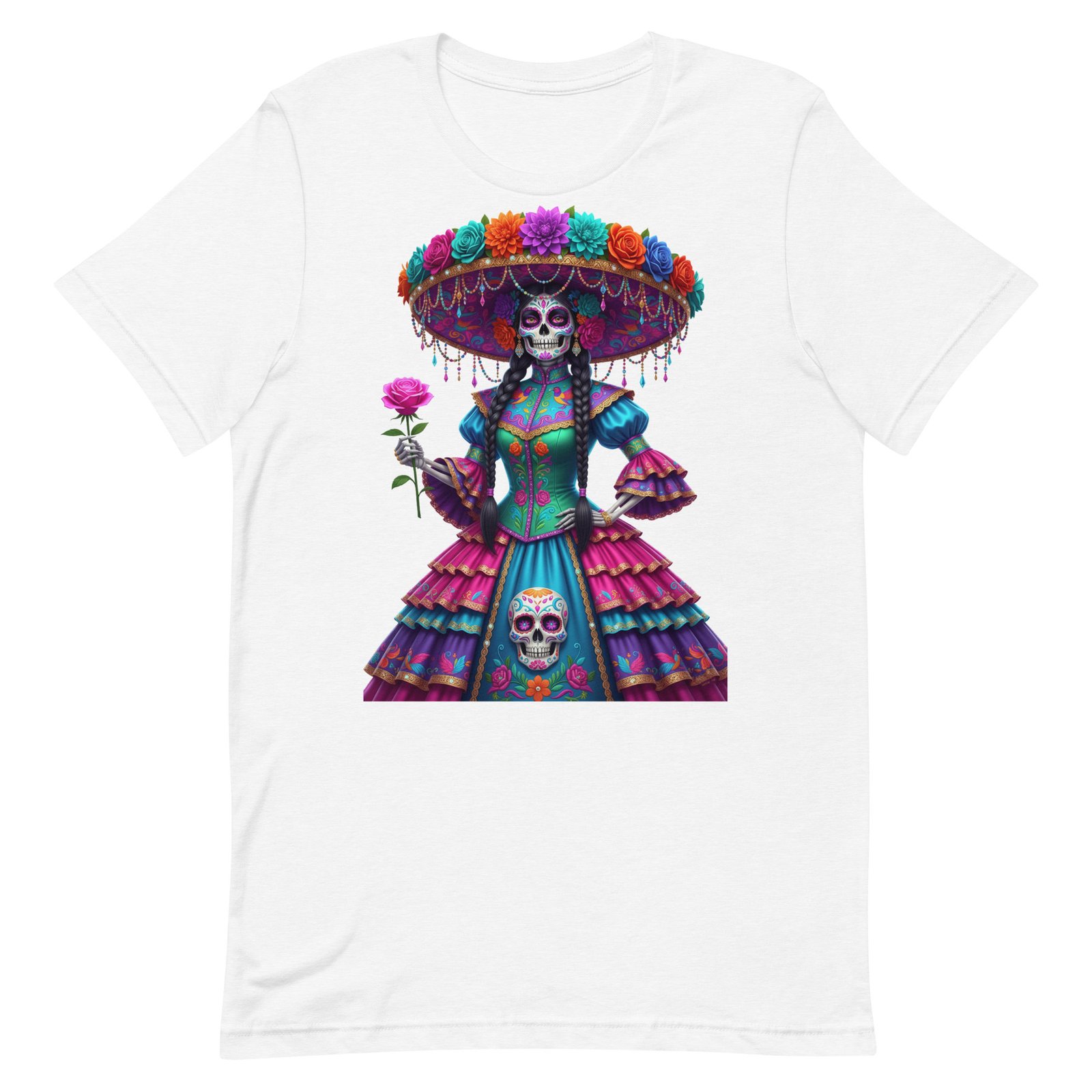 Catrina Dia de los Muertos Unisex t-shirt - Image 99