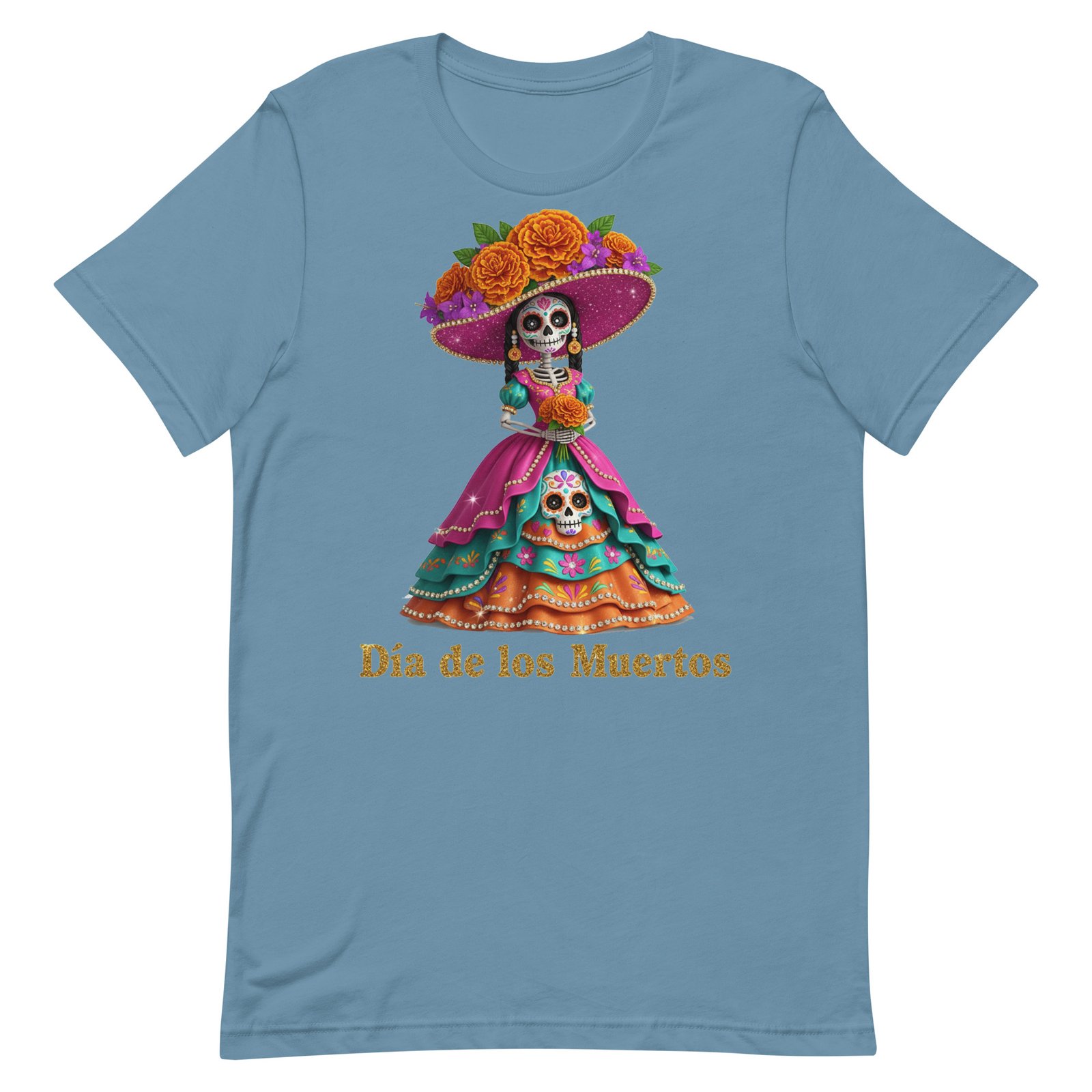 Dia de los Muertos Catrina Unisex t-shirt - Image 66