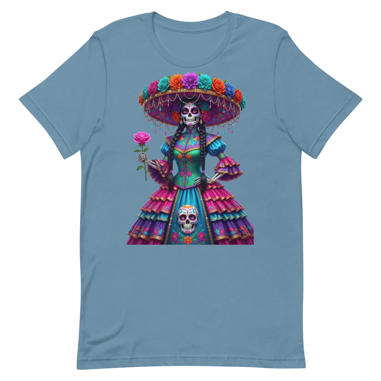 Catrina Dia de los Muertos Unisex t-shirt - Image 66