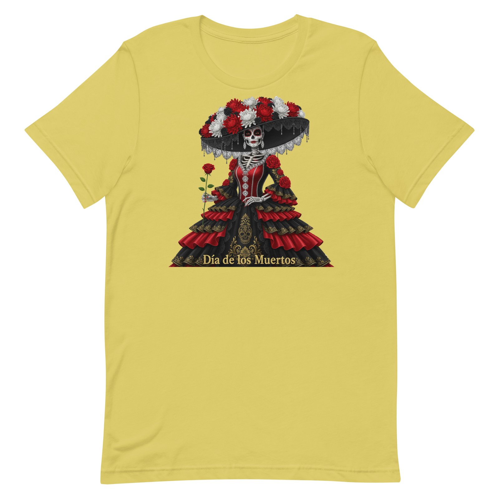 Catrina Dia de los Muertos Unisex t-shirt - Image 67