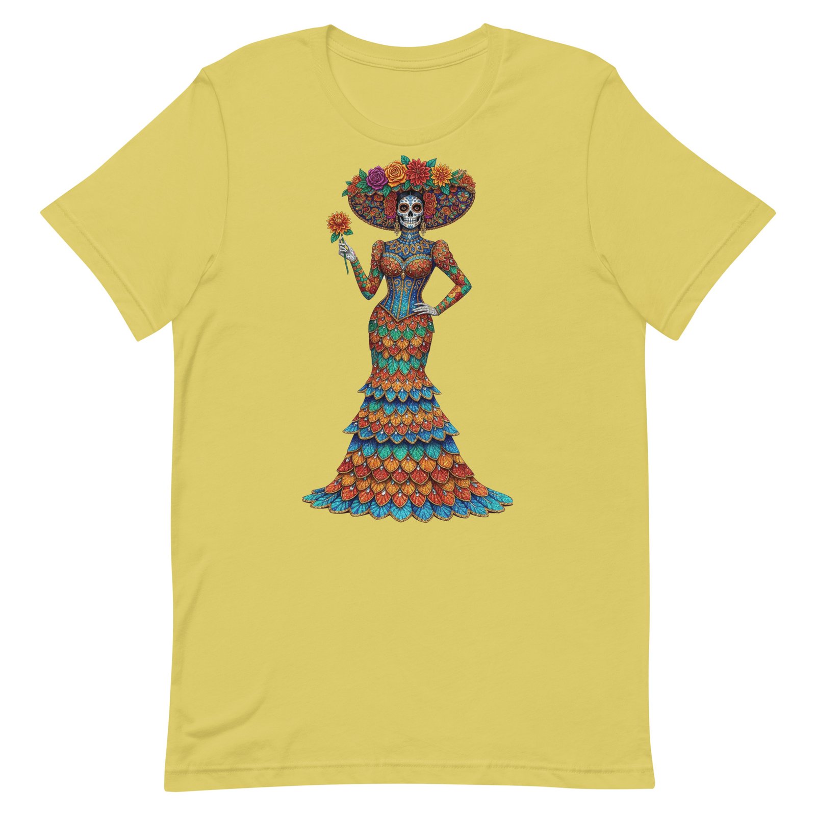 Catrina Dia de los Muertos Unisex t-shirt - Image 67