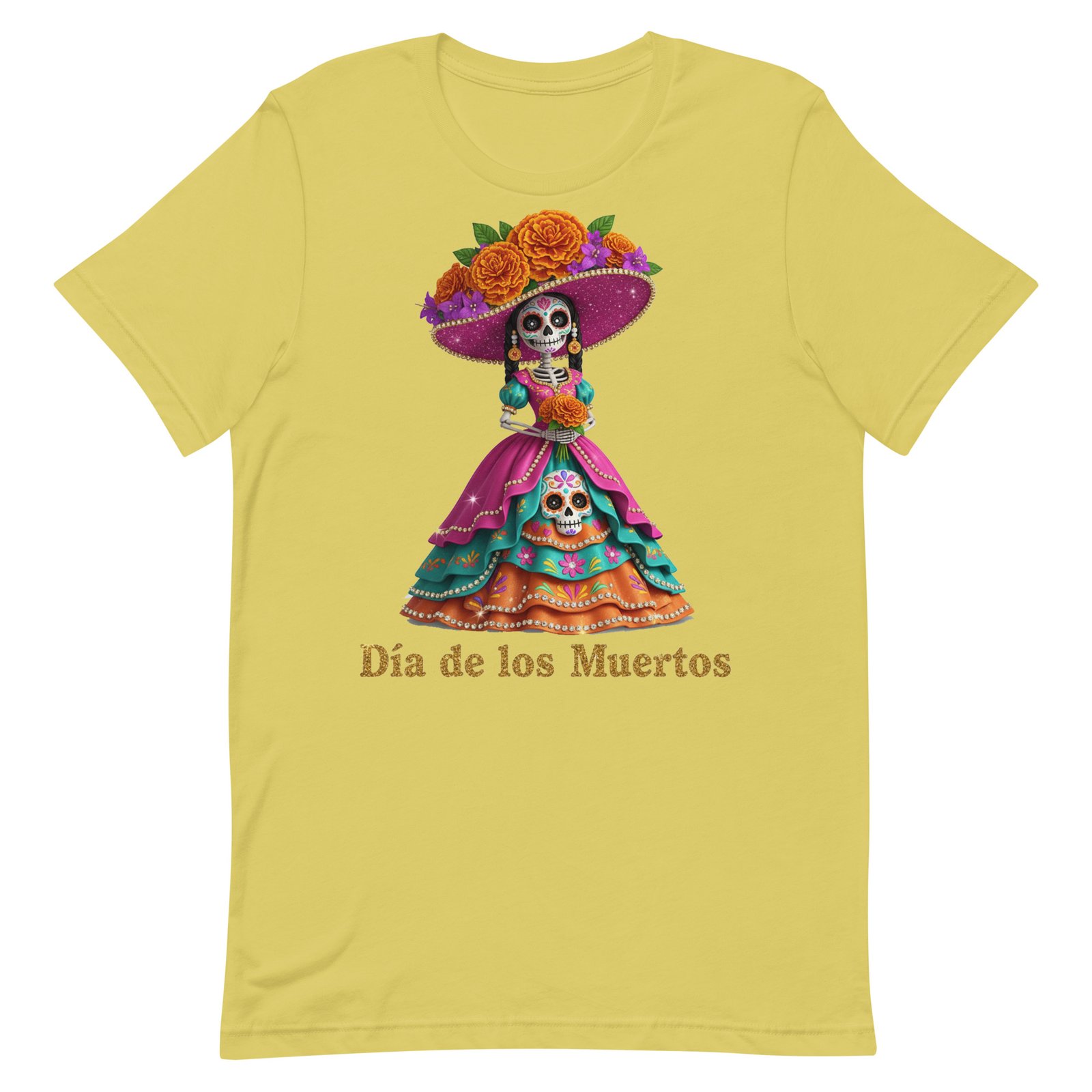 Dia de los Muertos Catrina Unisex t-shirt - Image 67